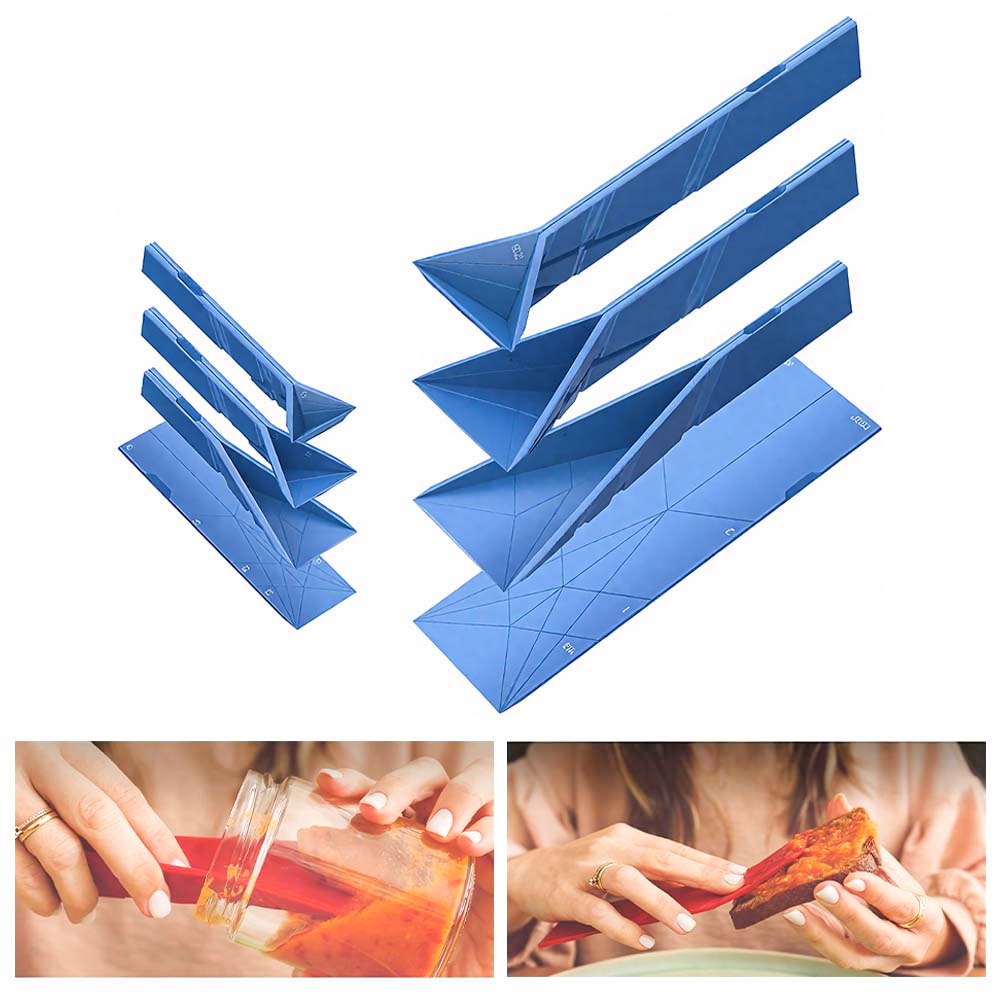 루베이 내구성 실리콘 계량 스푼 접이식 디자인 사이즈 조절측정 향신료/베이킹/조리, 푸른 색, 2개, 현재가 9,900원