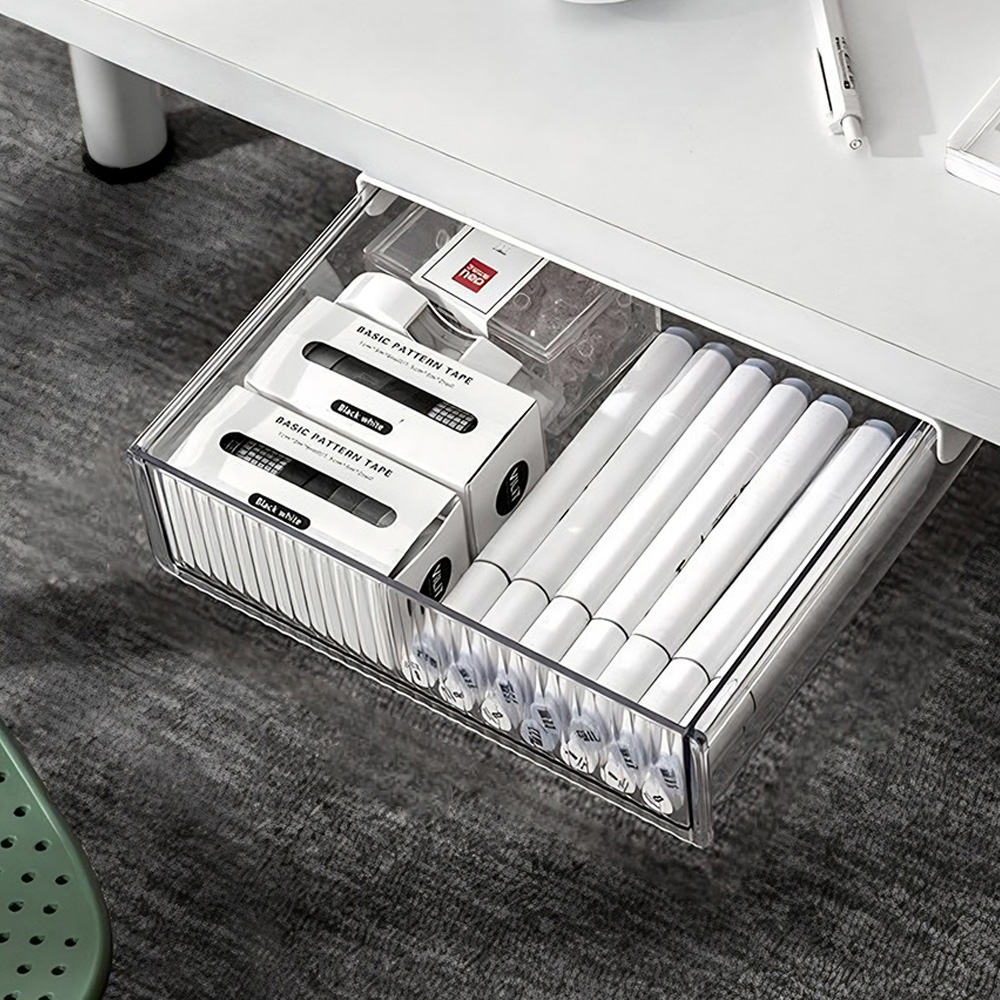 리빙웍스 부착식 히든 서랍 중형, 1개, 투명 8,090원