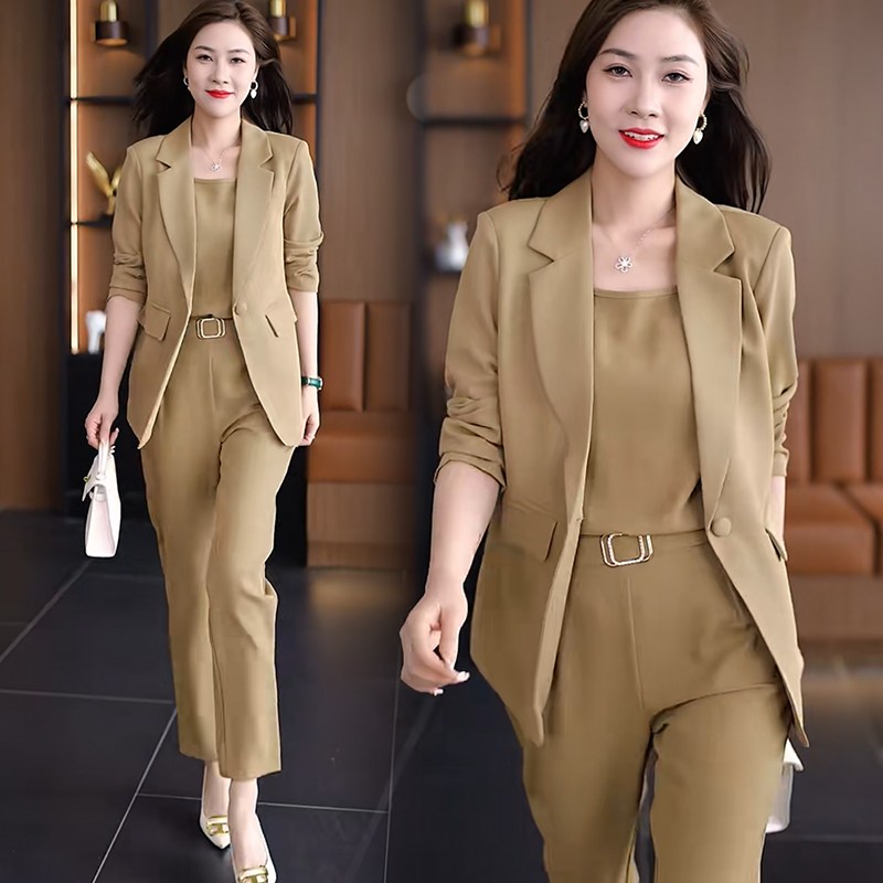 TIMEPURE 여성 데일리 정장 상하세트 신상 오버핏 오피스 심플 슬림핏 정장자켓 + 정장바지 캐주얼 면접복 오피스룩 정장 슈트 3피스 상하세트 30,900원