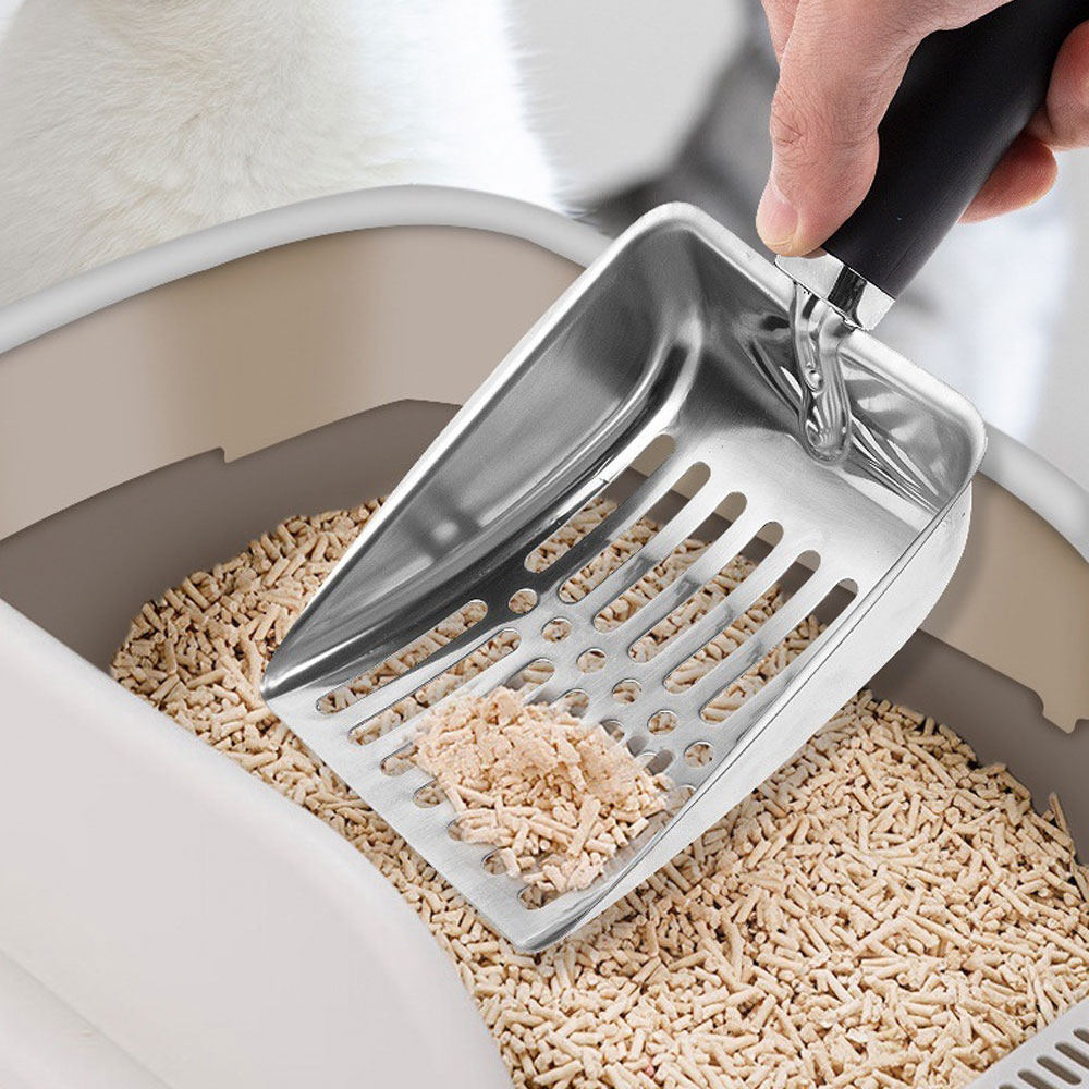 샌드켓 고양이 스텐 화장실 모래삽 5mm, 1개 7,900원