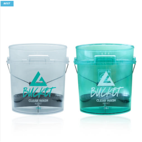 루미너스 클리어 워시 버킷 세차물통 18L 투명 세차버킷 바케스 대형비커 32,000원