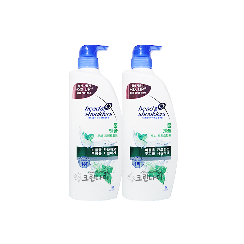 헤드앤숄더 두피토탈솔루션 쿨멘솔 트리트먼트 27,200원