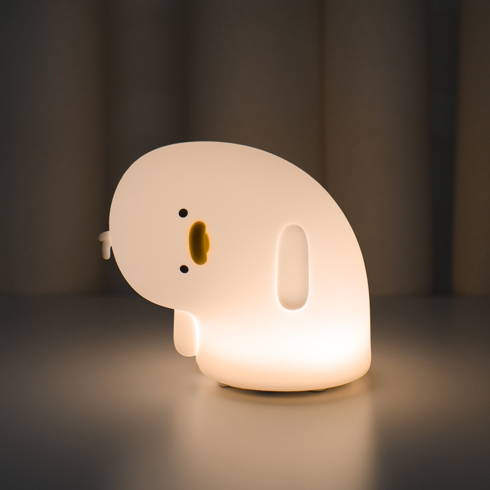 무아스 갸우뚱덕 LED 충전식 실리콘 무드등 16,630원