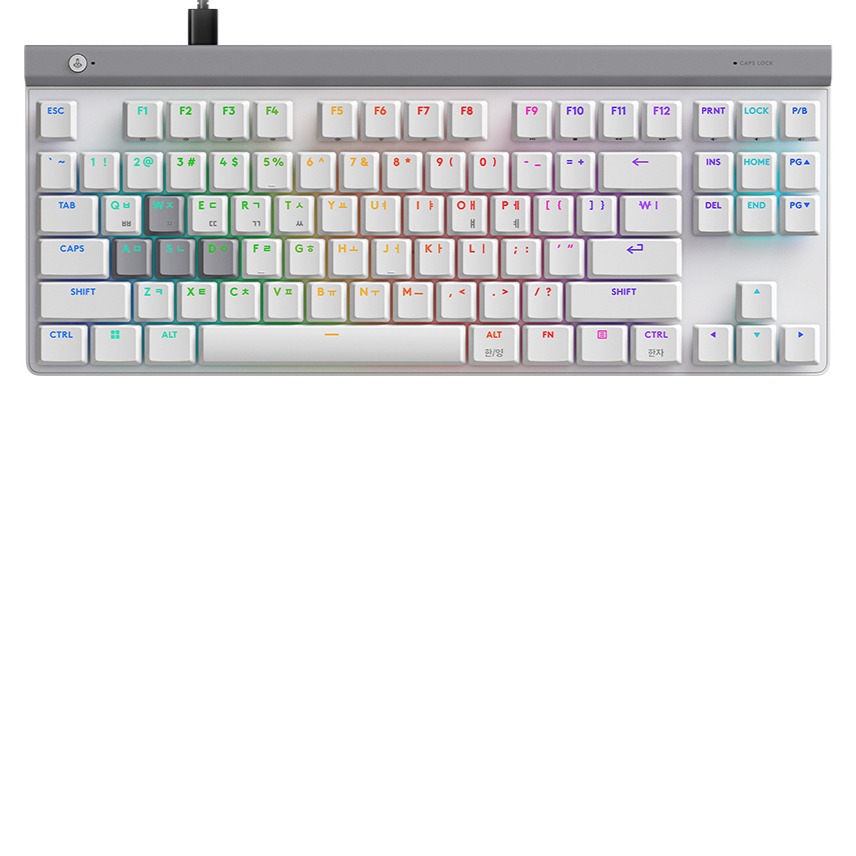 로지텍 G515 RAPID TKL 게이밍 유선 텐키리스 키보드, 화이트, 920-013882, 마그네틱축(자석축) 159,000원