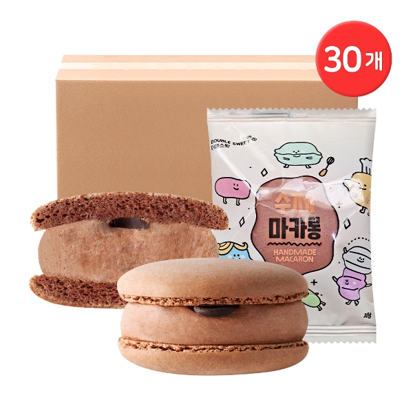 CJ프레시웨이 수제마카롱 초코 18g 30개 32,290원