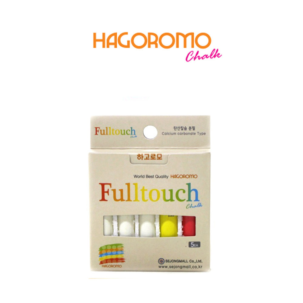 하고로모 분필 5입 3색혼합 하고로모탄산분필 칠판분필 2,890원
