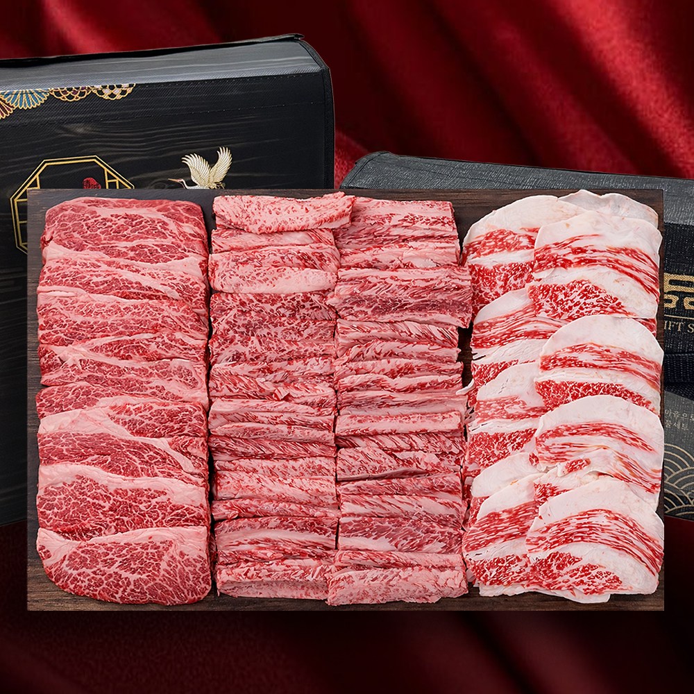 하나농수산연합 투뿔 한우 선물세트 1++ 최상급 구이용 소고기 600g 89,900원