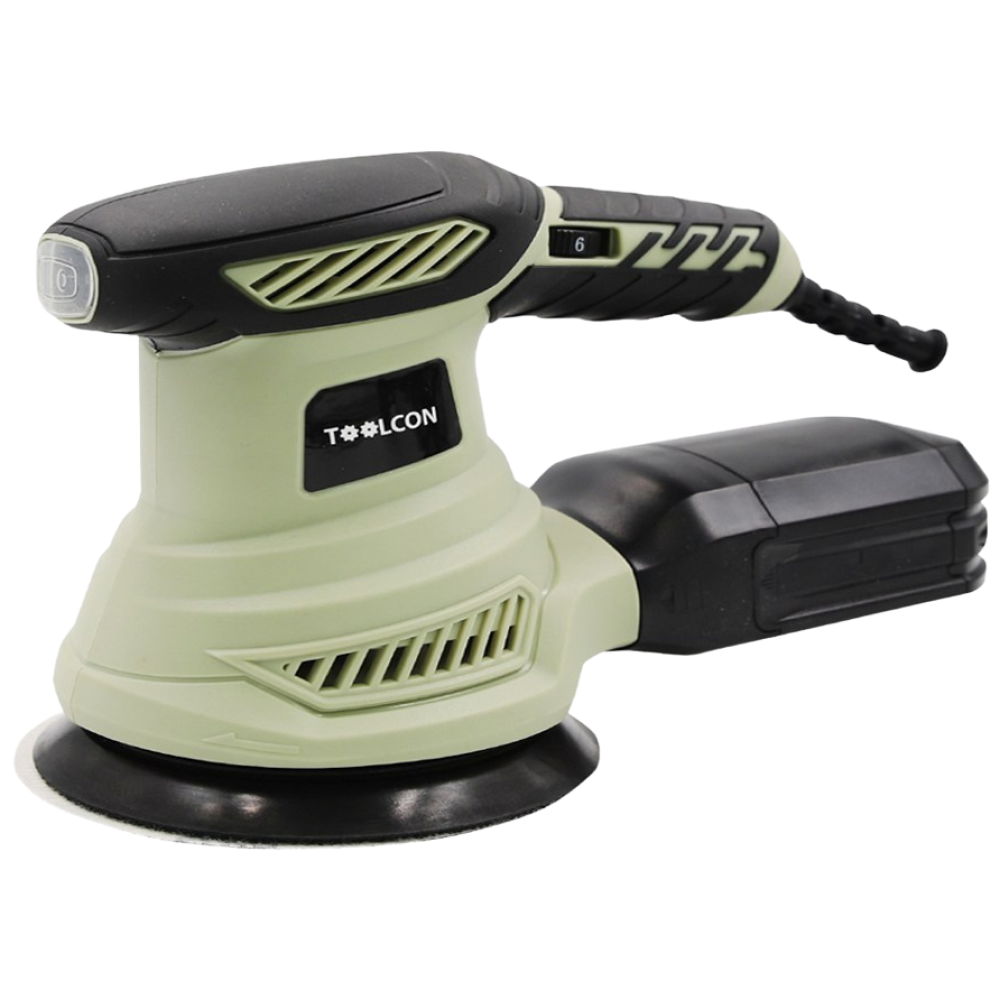 툴콘 원형 전동드릴 사포 샌딩 125mm 미니 샌더기 300W, 1개 43,490원