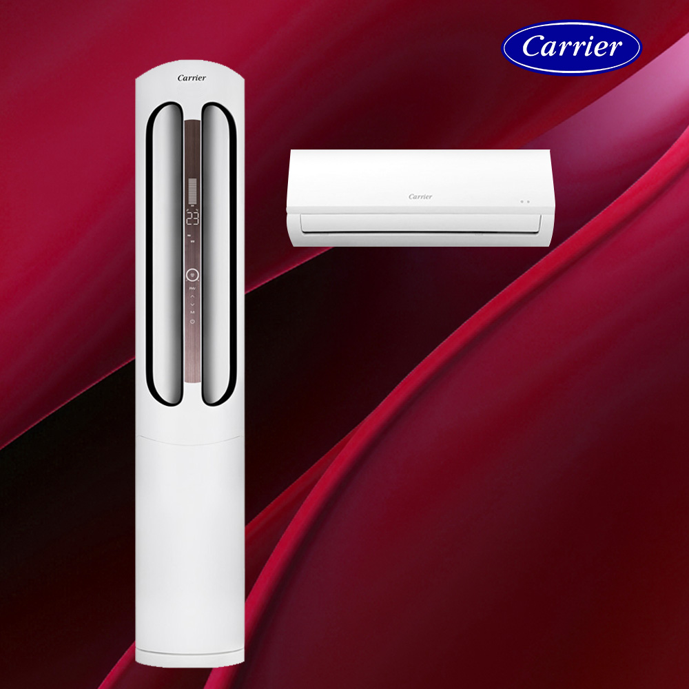 캐리어 2in1 멀티 스탠드 에어컨 16평 18평 23평 투인원 인버터 거실용 실외기포함 빠른설치 1,243,000원