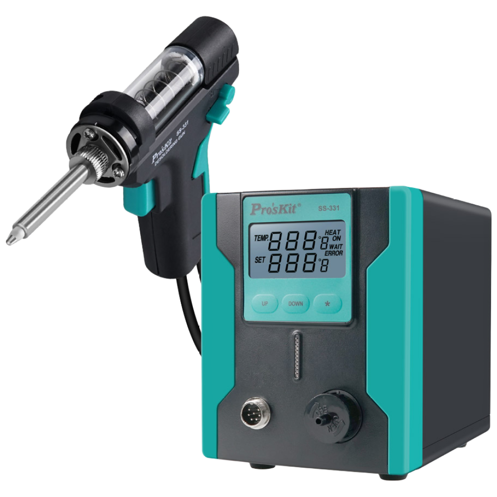 PROKIT LCD 인두 흡입기 납 흡입기 90W 최대 480도 세라믹히터 납제거 디솔더링 PK901 정밀온도조절 자동수면모드 204,100원