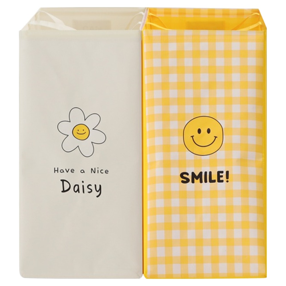 네이쳐리빙 쁘띠스마일 반전매력 재활용 분리수거함 2종 세트 10,120원