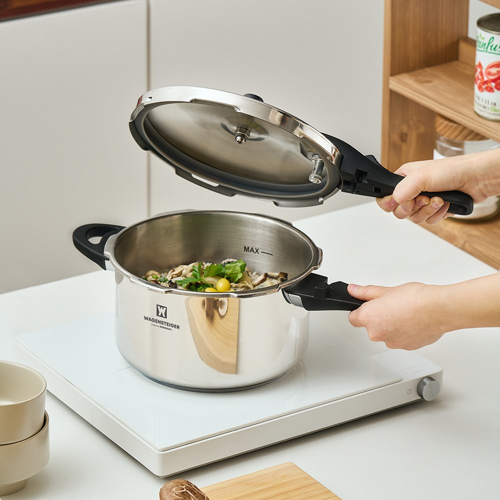 바겐슈타이거 에델구스토 스텐 압력솥 3.5L 인덕션 압력밥솥 누룽지 가마솥 77,000원