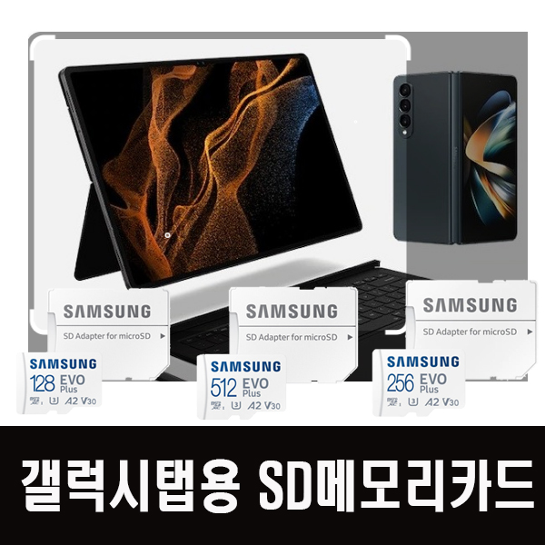 _256GB 삼성 갤럭시탭S9FE플러스 SD메모리카드 40,300원