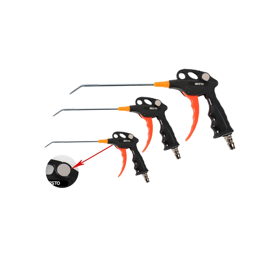 베스토 자석 에어건 직선 곡선 100MM 200MM 300MM 청소 콤프레샤 플라스틱 4,900원