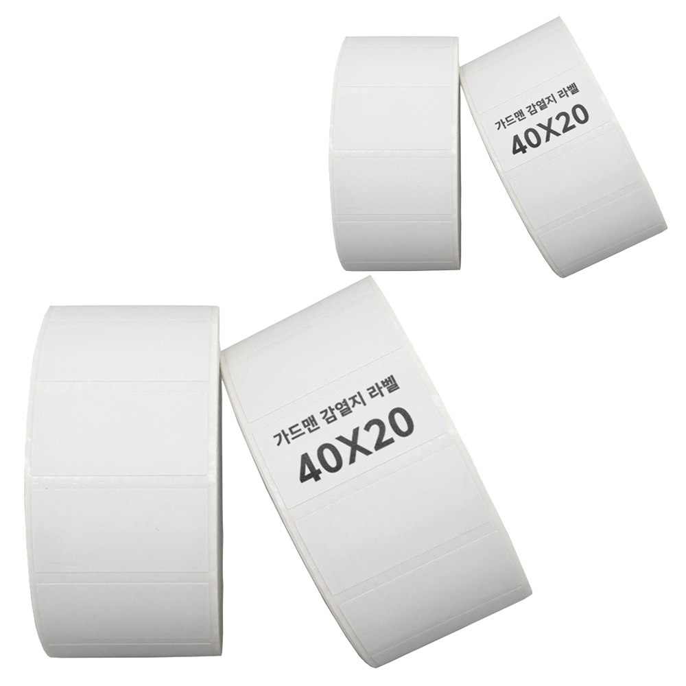 가드맨 감열지 롤라벨 2000p, 4개 11,300원