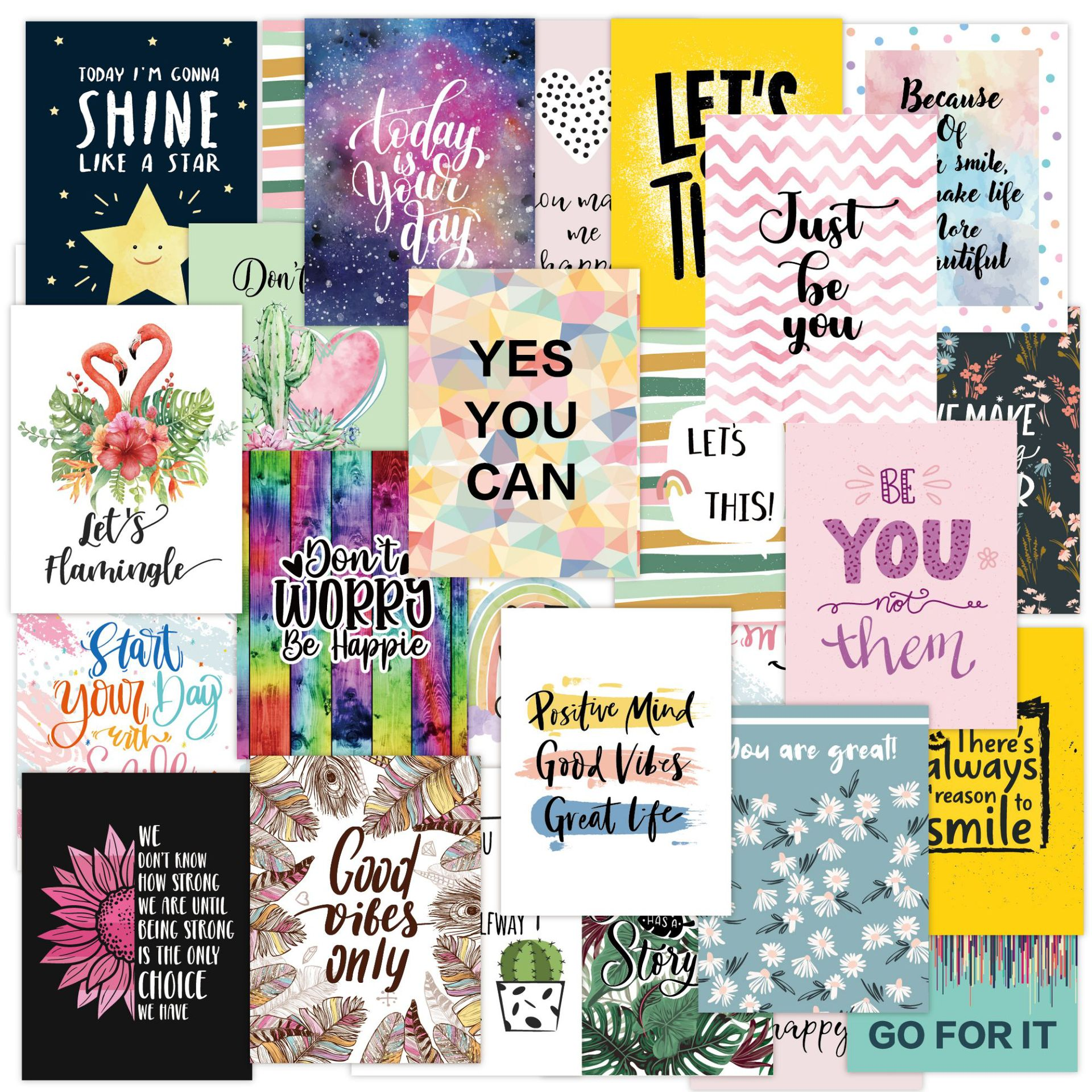 그니주니 응원 격려 24종 편지지 카드세트, 24개, 혼합색상 16,900원