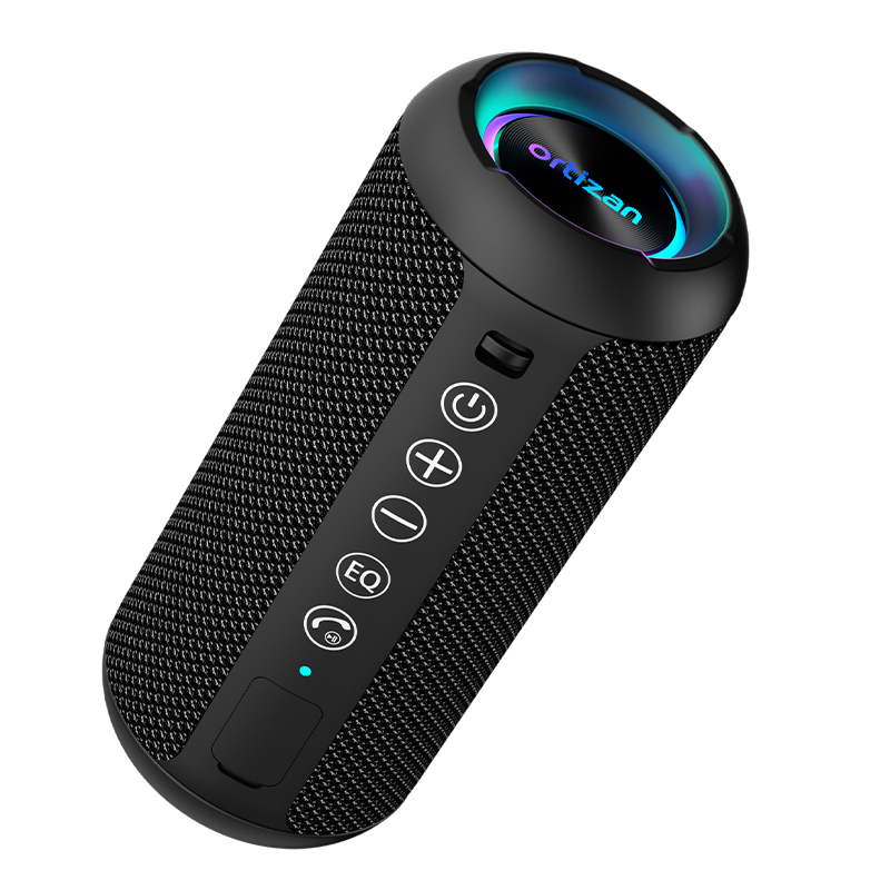 Ortizan 휴대용 출력 24W LED 캠핑 방수 우수한 블루투스 스피커 IPX7 X10, 검정 43,900원