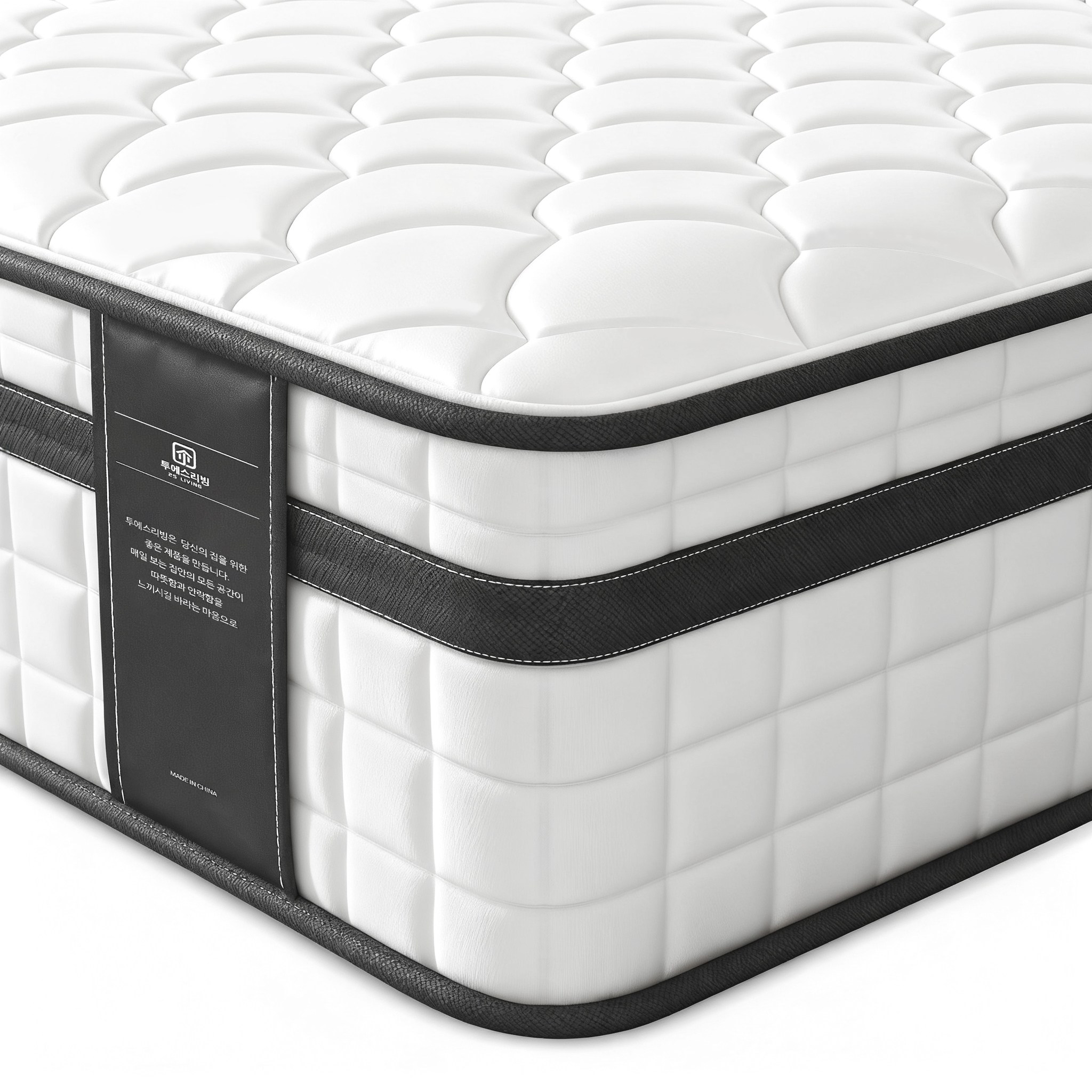 투에스리빙 허리탄탄 굿코어 포켓스프링 매트리스, 중간 단단함, 20cm 158,800원