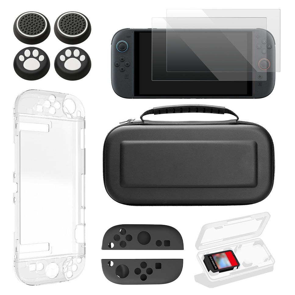 스페이스쉴드 닌텐도 스위치 2 호환 필수 게임 플레이 액세서리 올인원 6종 세트, 혼합색상, 1세트, 단일상품 23,660원