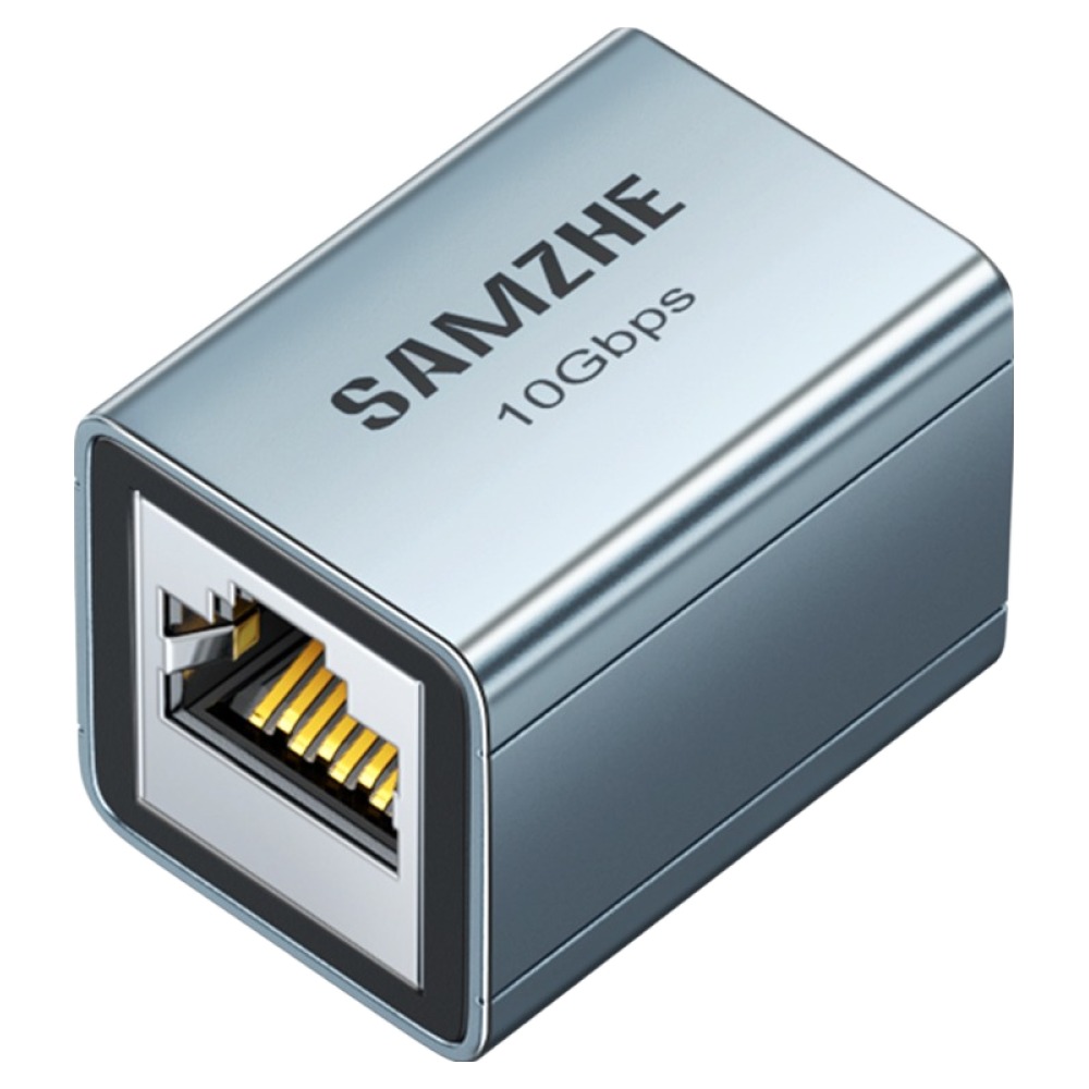 SAMZHE 10Gbps RJ45 인터넷 랜 키스톤 잭 커플러 메탈쉘 연장 젠더, 혼합색상, 1개, 30mm 9,900원