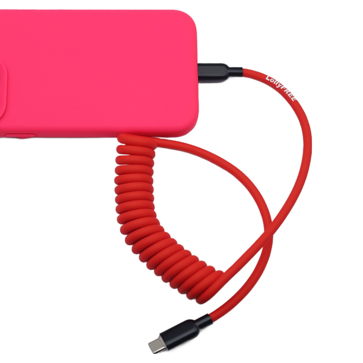 롤리프리 C to C타입 실리콘 초고속 충전 240w 스프링 타입 케이블 1.5M 22,500원