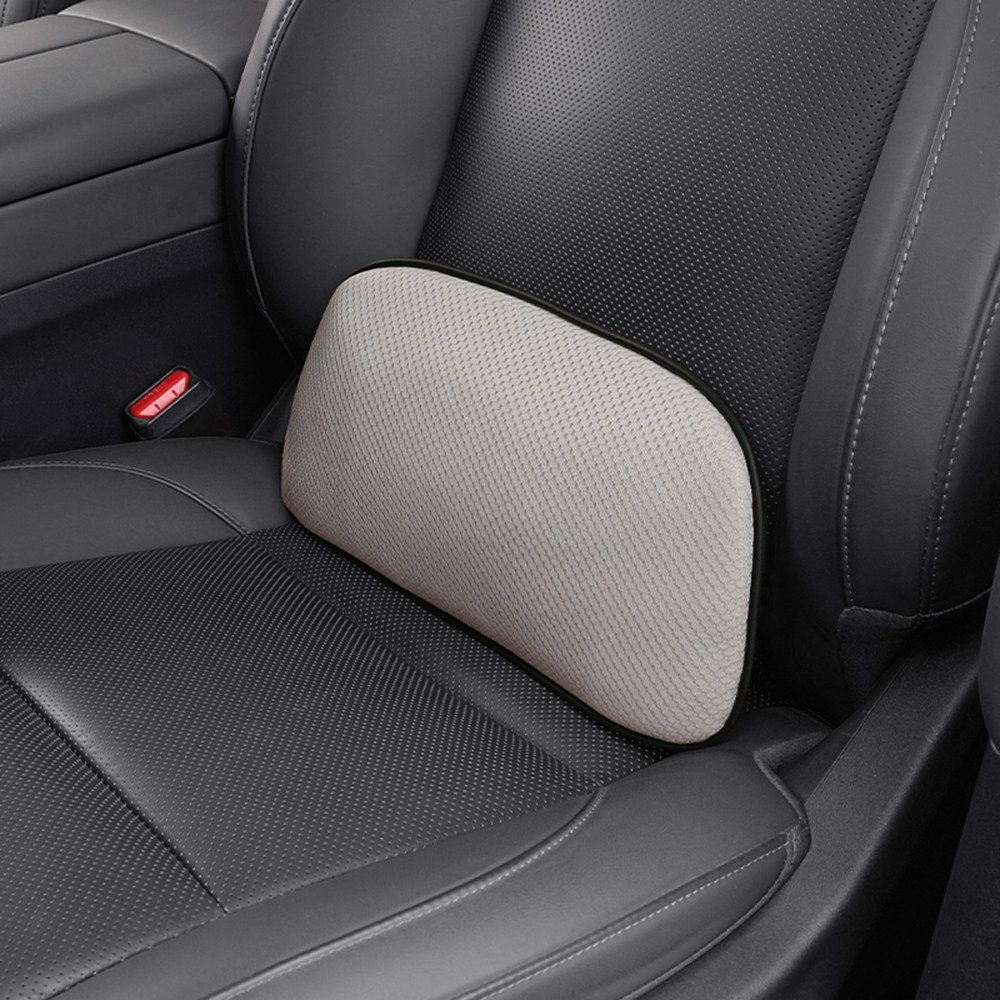 이엠비 차량용 허리 요추받침대 등받이쿠션, 1개, 연그레이 - 메쉬 19,790원