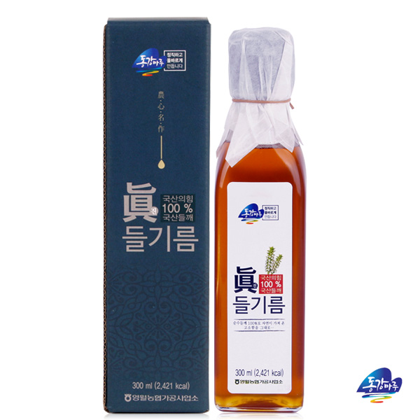 [영월농협 직송] 국내산 진들기름, 1개, 300ml 35,800원