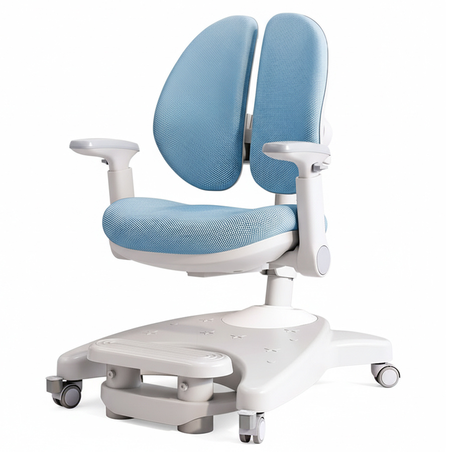 아이체어 어린이의자 성인까지 바른자세 체형조절형 의자 학생용 사무용 학습용, 블루 148,000원