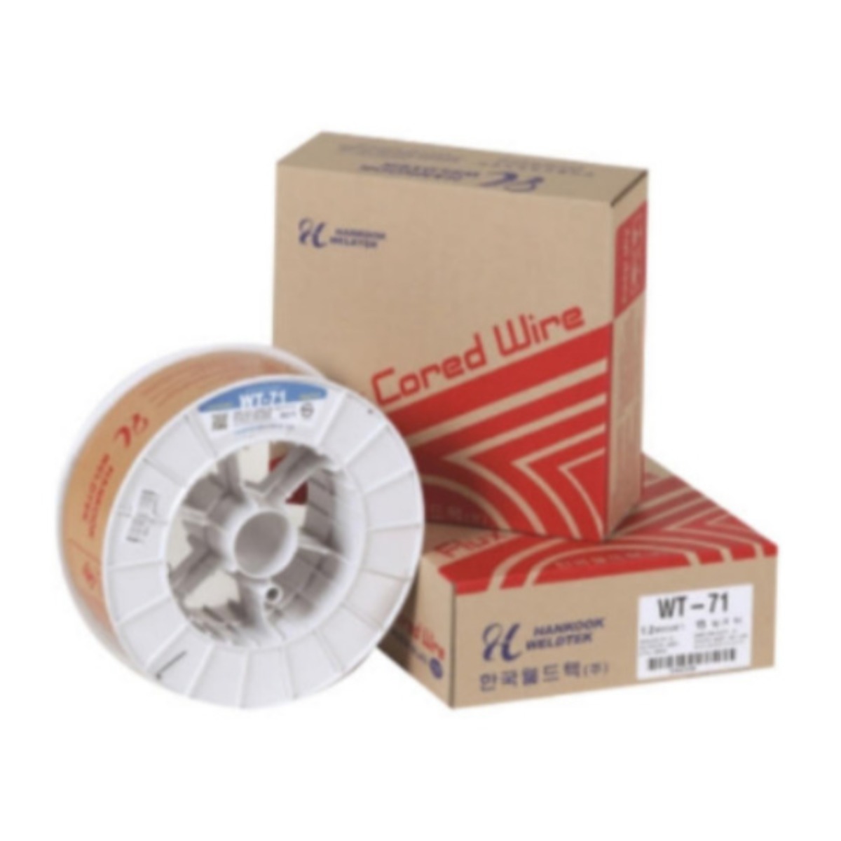 CO2 용접 플럭스 코어드 와이어 용접봉 WT-71T 15kg 박스포장, 1개, 1.4mm 42,000원