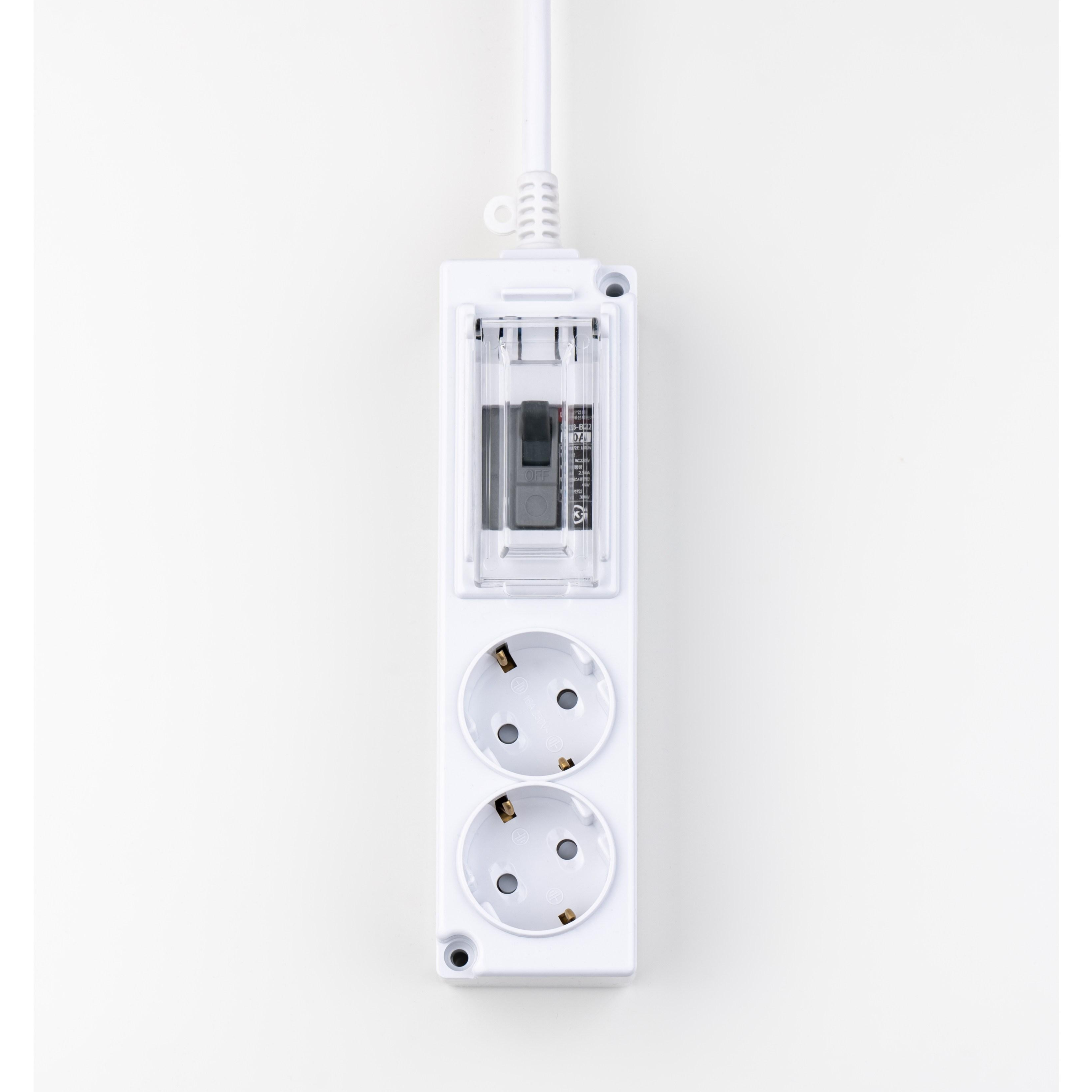 보코 고용량 4000W 배선차단용 멀티탭 2구 MJM-BSC16-2 16,000원