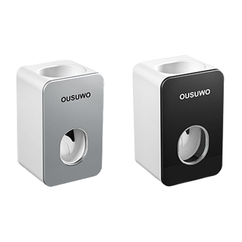 주닉스 원터치 치약 디스펜서 오토 블랙 그레이 무타공 치약 짜개 3,500원