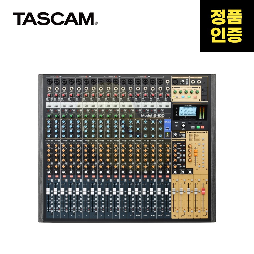 TASCAM(타스캠) MODEL 2400 레코딩 오디오 인터페이스 라이브 콘솔 3,350,000원