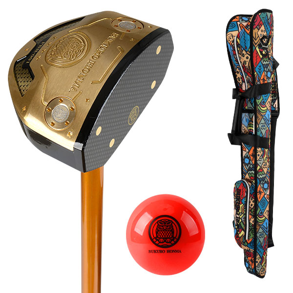 부쿠로혼마 우드 4스타 A세트 (가방, 볼) 파크골프협회 공인 대회용 파크골프채 남녀, L, 90도 849,000원