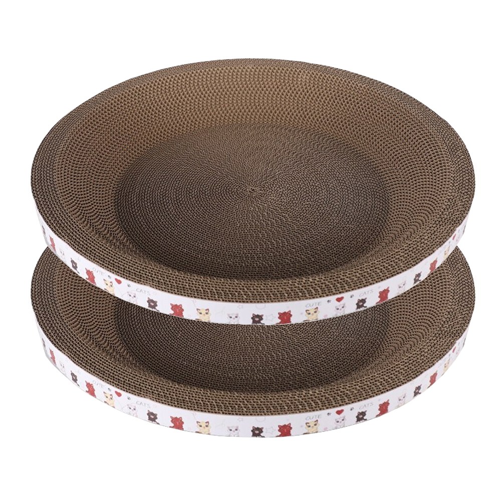 미란다 고양이 원형 스크래쳐 대형 1+1, 혼합색상, 1세트 6,900원