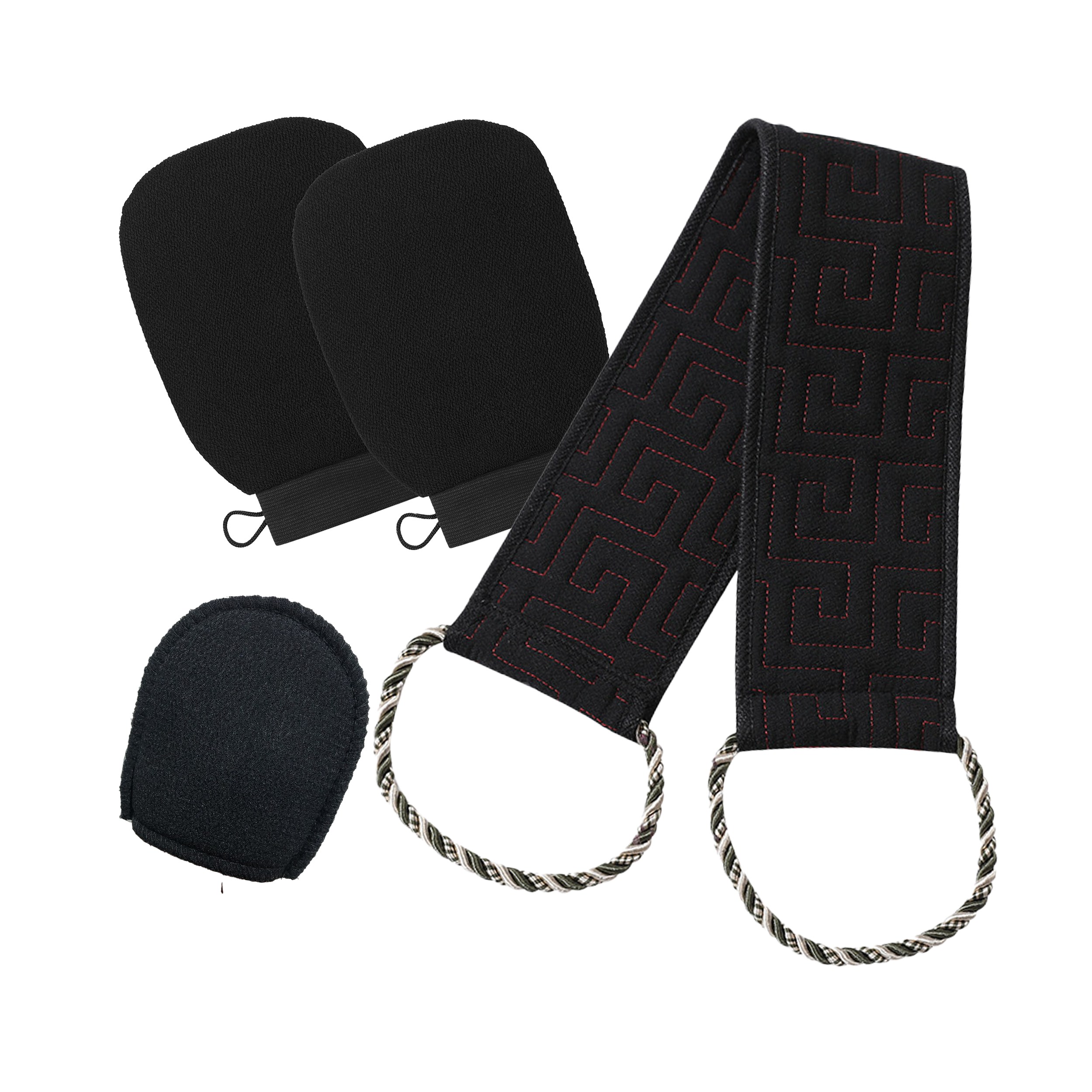 다잇홈 손이 닿지 않는 등까지 피부가 숨쉬는 프리미엄 때장갑 등때밀이 4종세트, SA06010-A타입, 1개, 1세트 23,900원