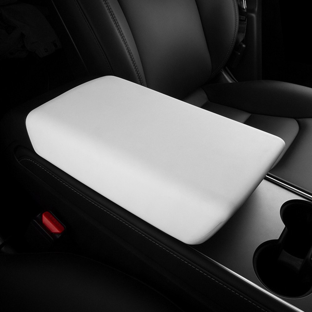 루캔필 테슬라 센터콘솔 슬림핏 커버 암레스트 팔걸이 쿠션 모델3 모델Y, 화이트 19,900원