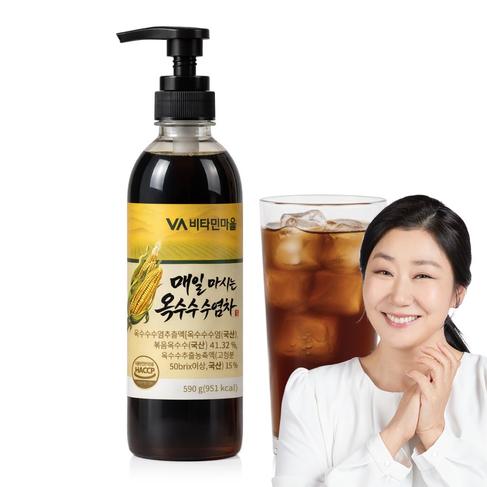 비타민마을 매일 마시는 옥수수수염차 원액, 590g, 1개 18,900원