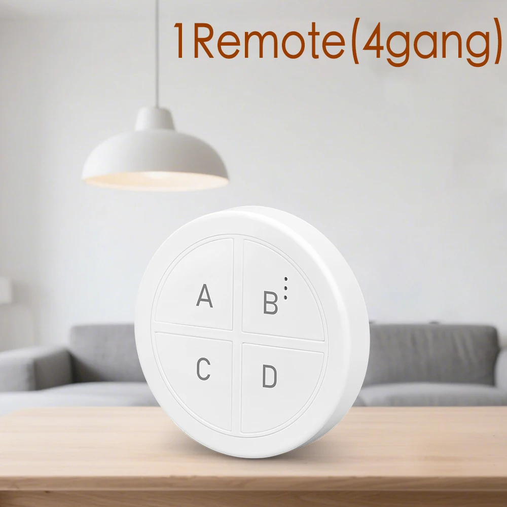 RF 433MHz 무선 리모컨 조명 스위치 220V 110V 10A 릴레이 수신기 미니 소형 호환 원형 버튼 벽면 패널 (LE 12,500원