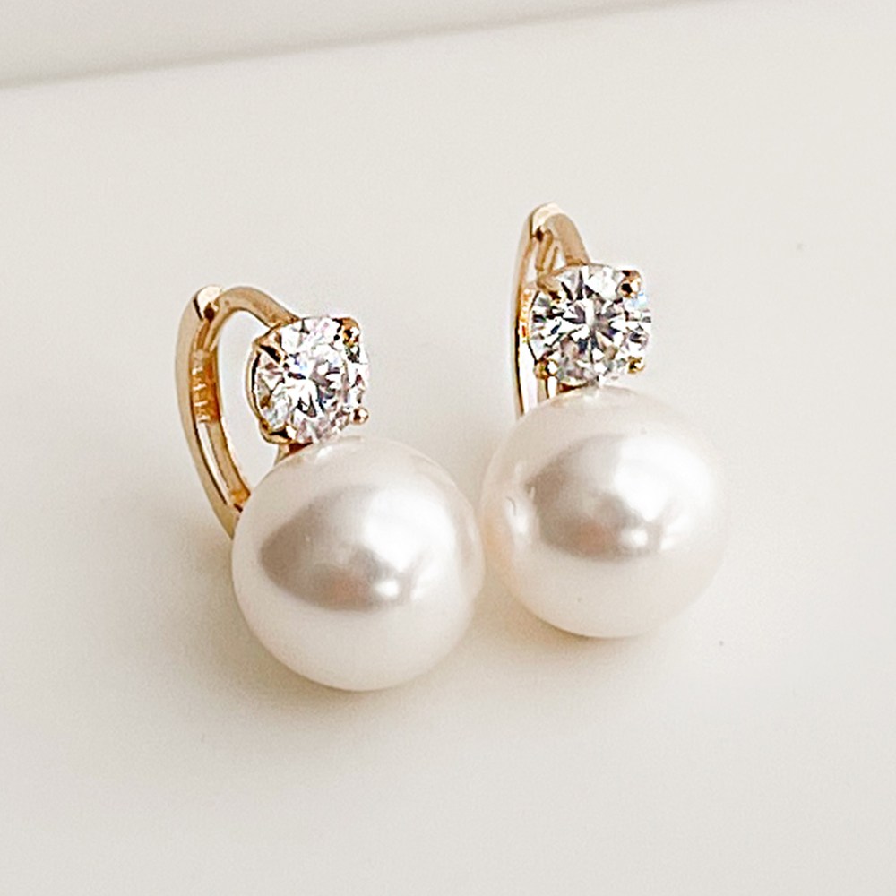 14K 18K 모이사나이트 진주 귀걸이 랩다이아 원터치 링귀걸이 GRA 인증서 275,000원