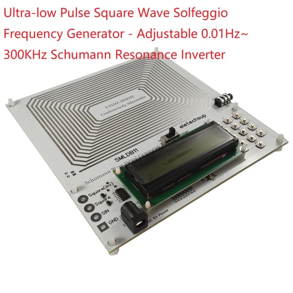초저 펄스 구형파 솔페지오 주파수 발생기 - 조정 가능한 0.01Hz~300KHz 슈만 공명 인버터 51,000원