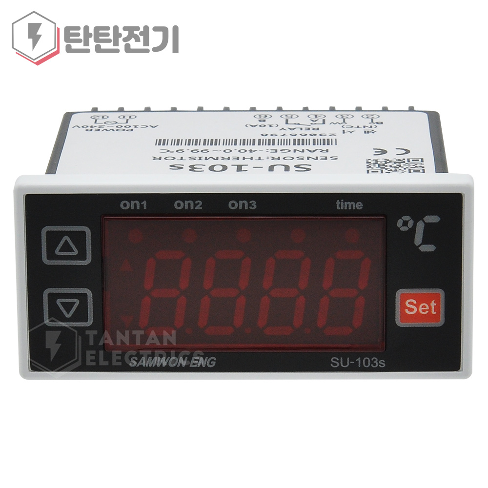 SU-103s 디지털 온도 조절기 판넬형 냉동 냉장 히터 조절계 삼원ENG 24,800원