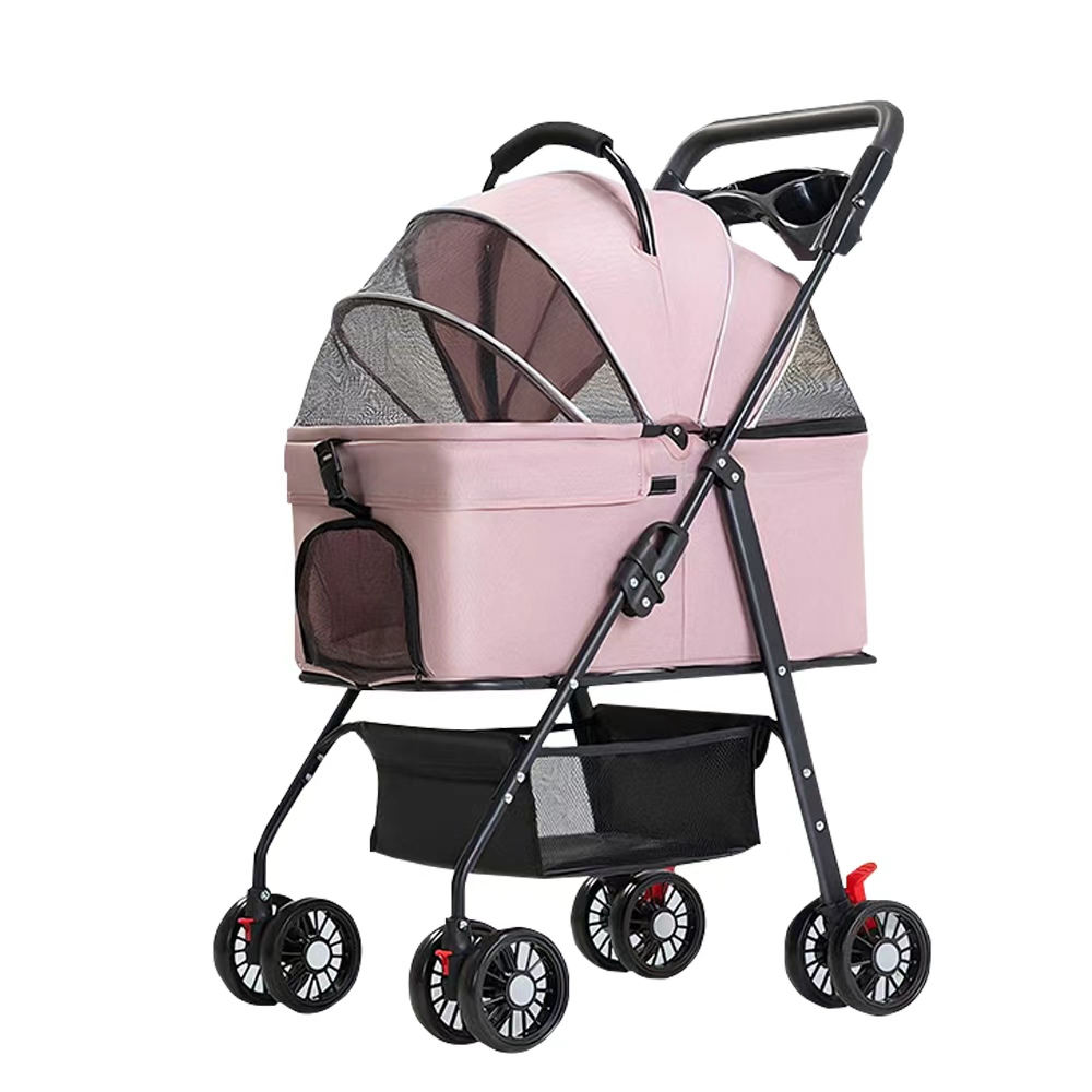 접이식 분리식 반려동물 이동 카트 강아지유모차 47,600원