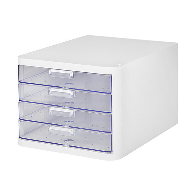 [시스맥스] 클리어 멀티 캐비넷 4단 -흰색, 1개 42,530원