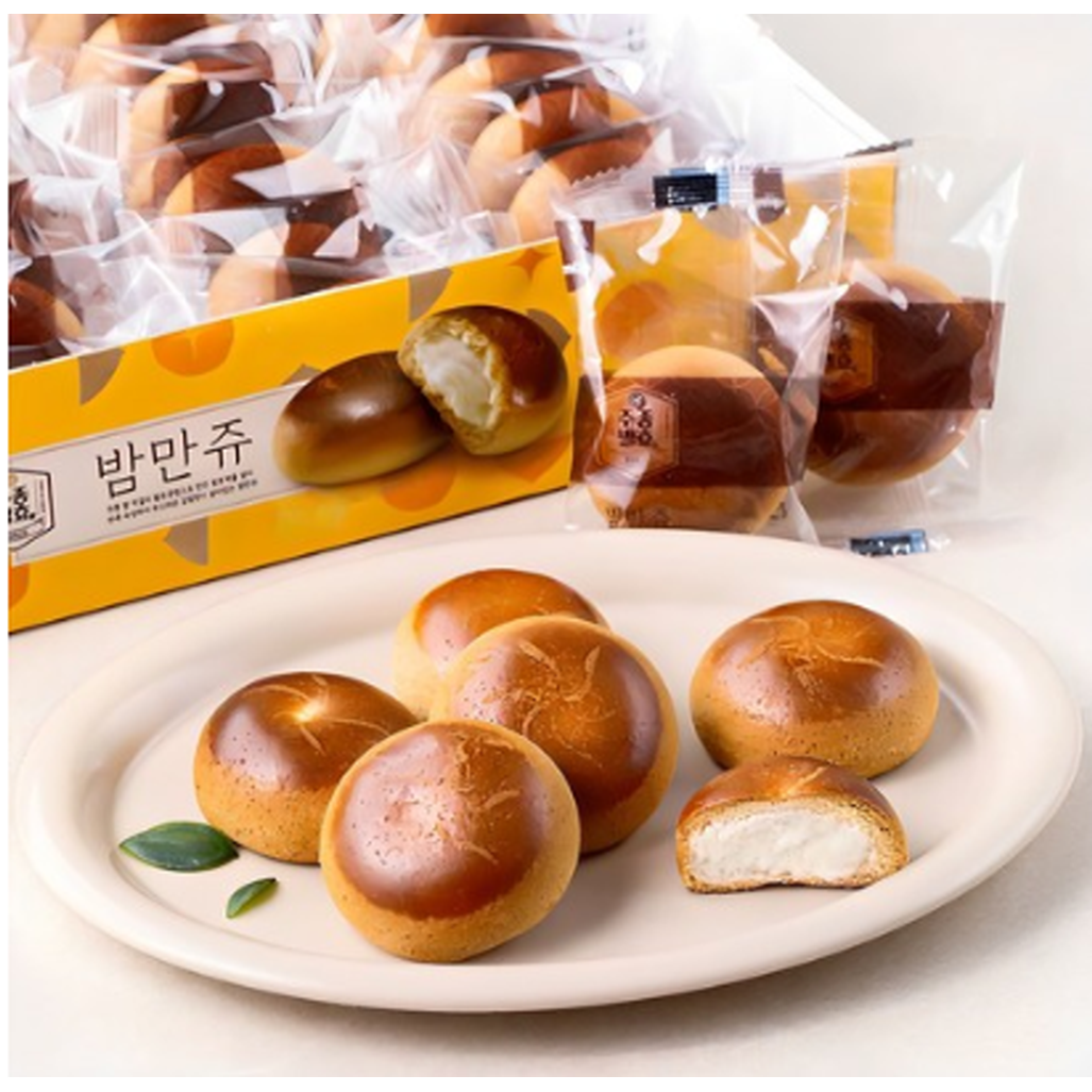 골든싸이]삼립_주종발효 밤만쥬 1.08kg 1개, 80개, 27g 31,000원