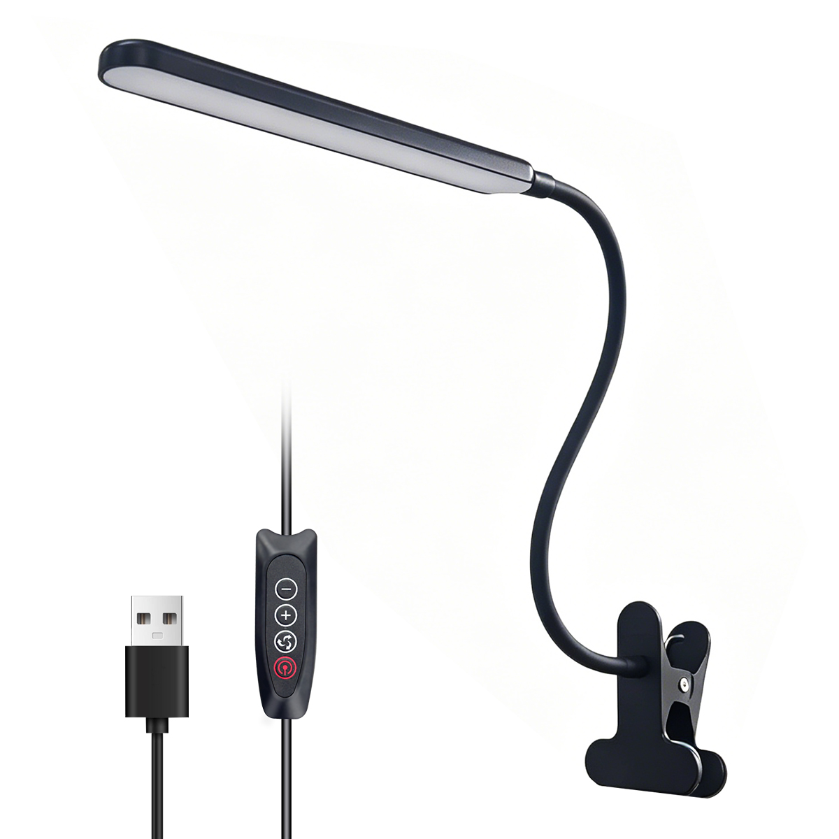 듀플렉스 클립형 LED 데스크 스탠드 H HNMA HN 봄맞이 선물 근로자의 날 하마 독서등 집게 스탠드 스탠드 조명 집게형 스탠드, 검은색 12,000원