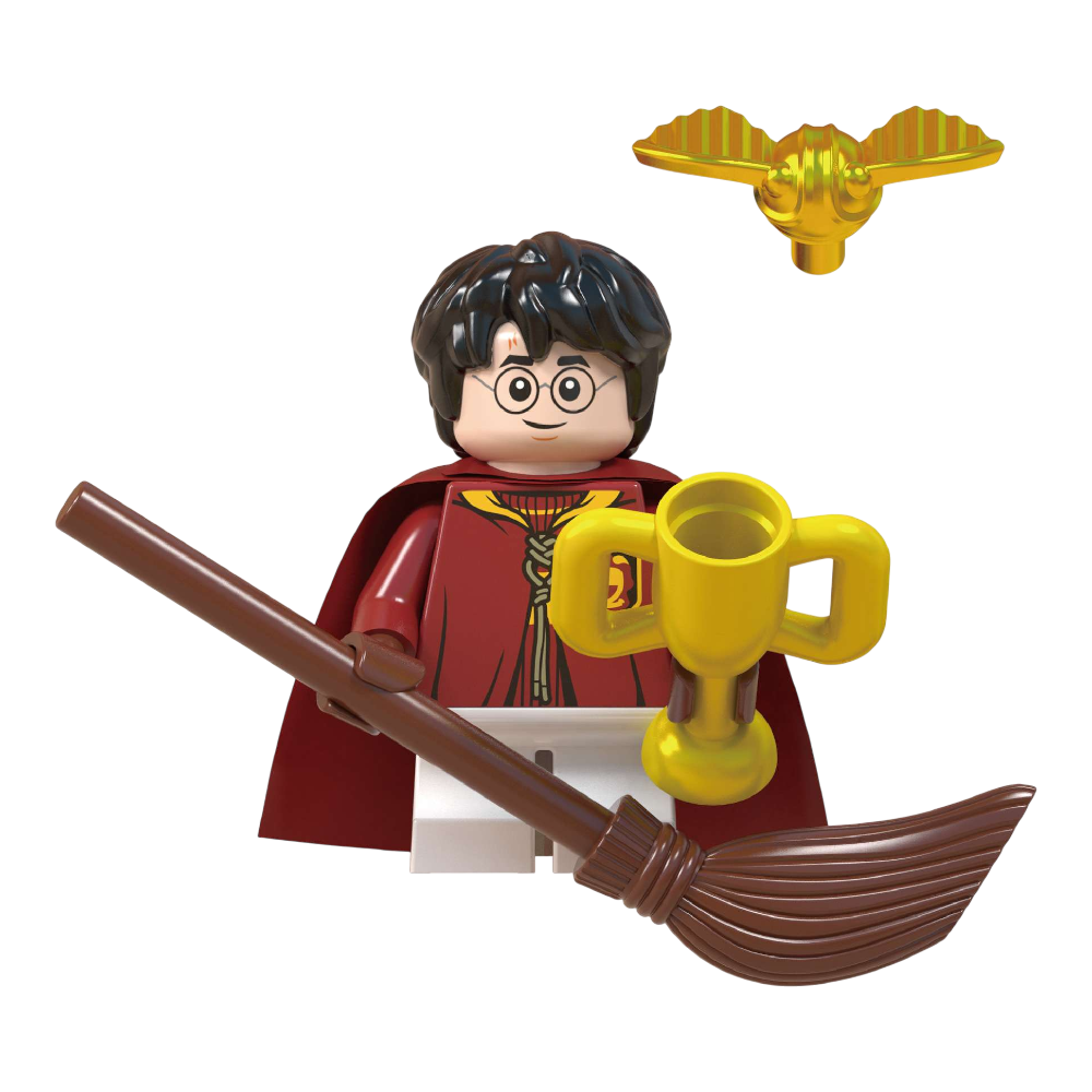 해리포터 호환블럭 브릭미니피규어 시리즈 09 : 호그와트 마법학교 기숙사 세트 취미/수집/장식/컬렉션용 커스텀 호환 블록피겨 컬렉션, 1개, 0401. 해리 포터(퀴디치ver.) 3,500원