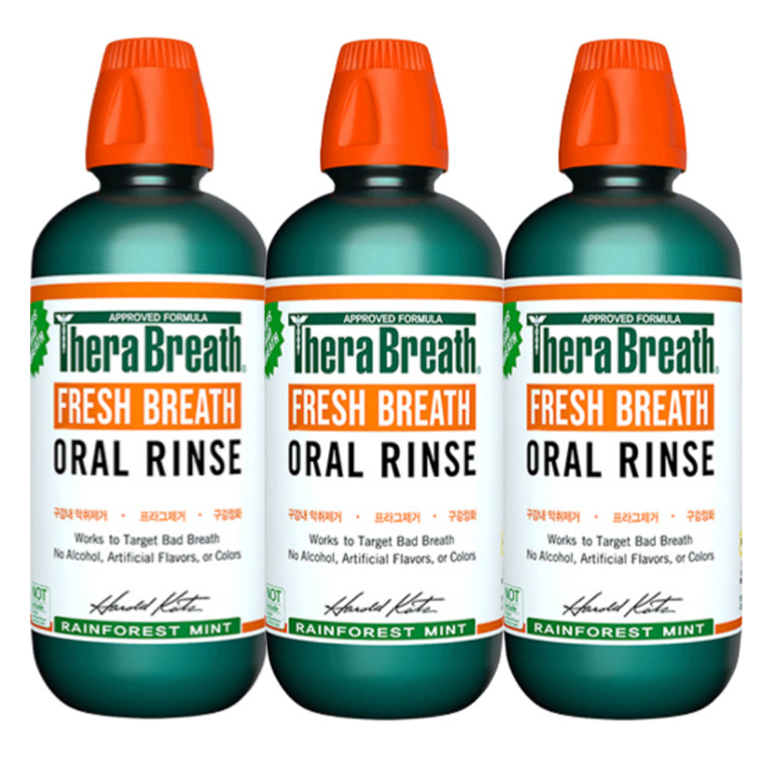 테라브레스 오랄린스 레인포레스트민트향, 473ml, 3개 38,190원