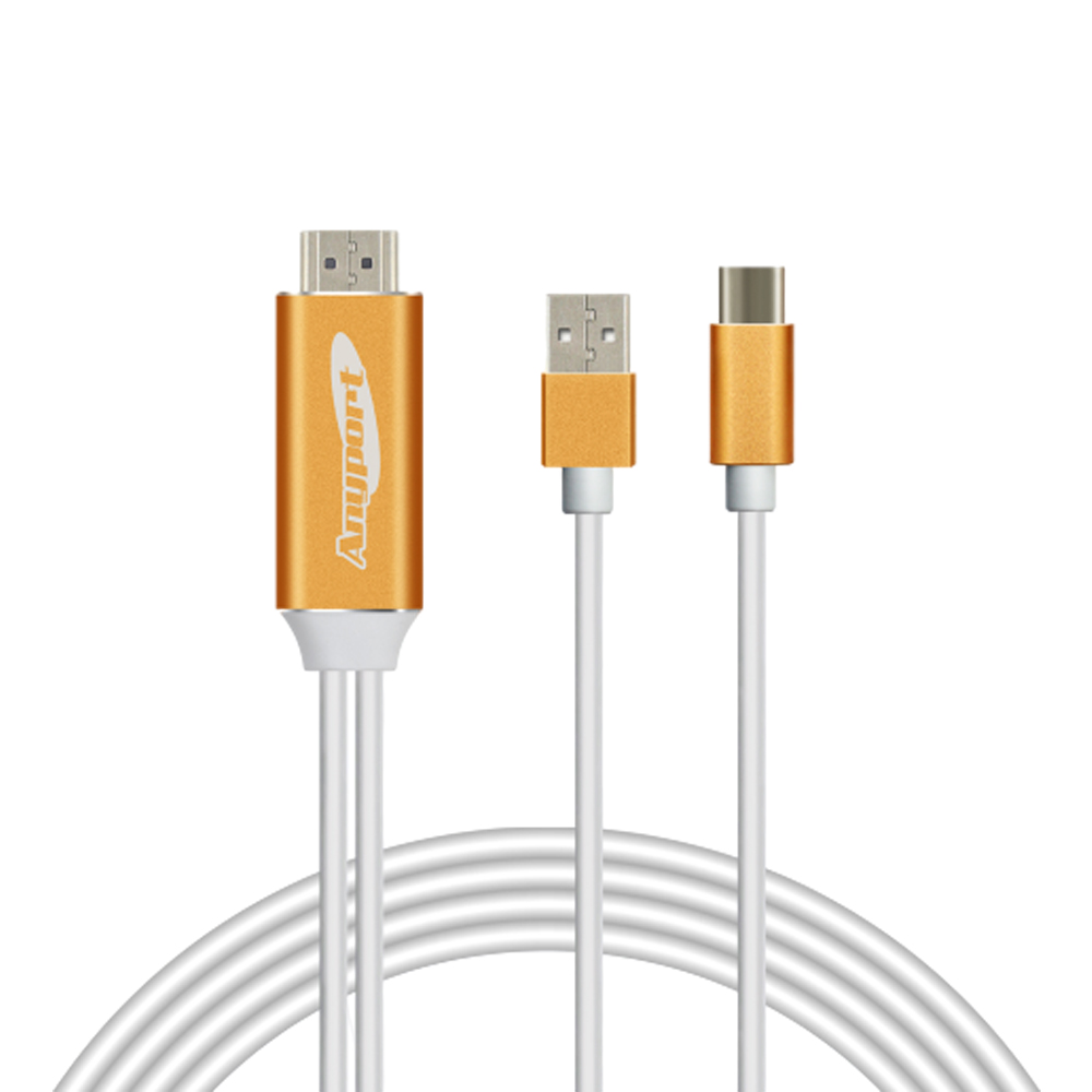 애니포트 4K UHD C타입 HDMI TV연결 미러링 케이블 2M AP-MW4K PLUS, 1개 10,700원