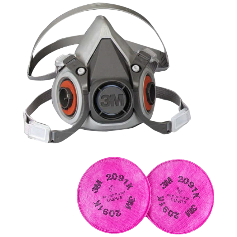 3M 필터마스크 6200 (특급방진필터포함) 1세트 용접 분진차단, 1개 26,300원