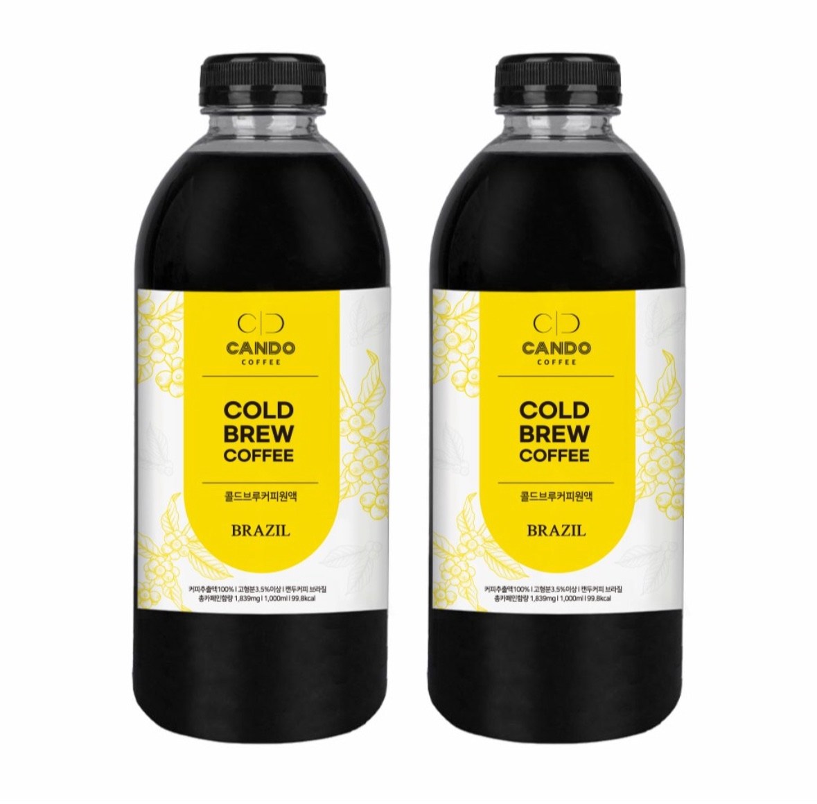 캔두커피 콜드브루 원액 브라질 1L 더치커피원액, 6개, 6개입, 1L 75,000원